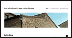 Desktop Screenshot of churchpreservation.net