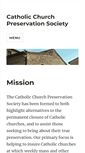 Mobile Screenshot of churchpreservation.net